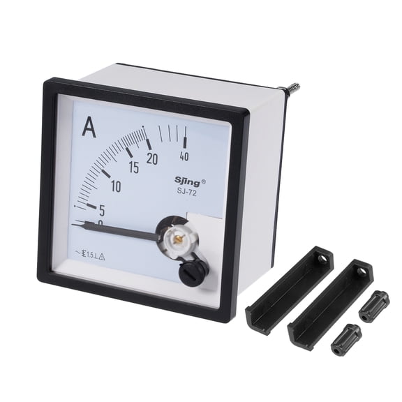 0-40A Analog Panel Ammeter Gauge Ampere Current Meter SJ-72 1.5% Tolerance