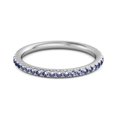 thumbnail image 1 of 0.40Ctw Natural Tanzanite Stackable Women Valentines Day Gifts Ring Gift Her 925 Sterling Silver, 1 of 3