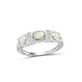 thumbnail image 1 of 0.42 Carat T.G.W. Opal Gemstone and White Diamond Accent Ring, 1 of 4