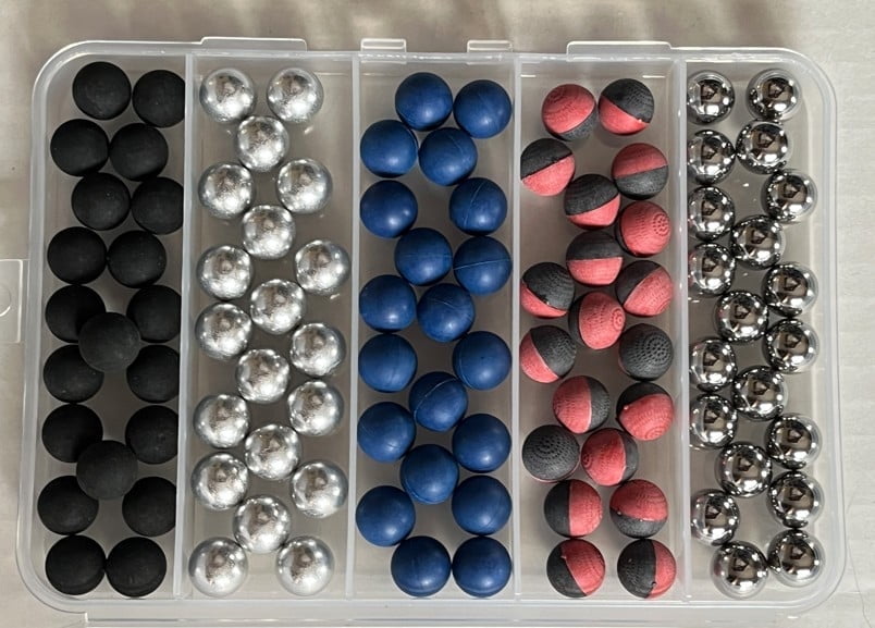 0.43 Caliber Air Gun Ammo Sample Pack 100 PCs