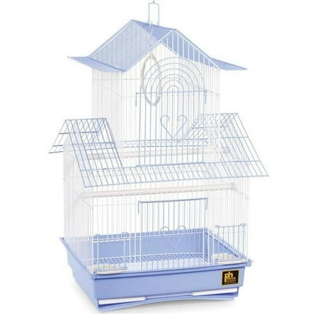 0.43 in. Shanghai Parakeet Bird Cage, Light Blue