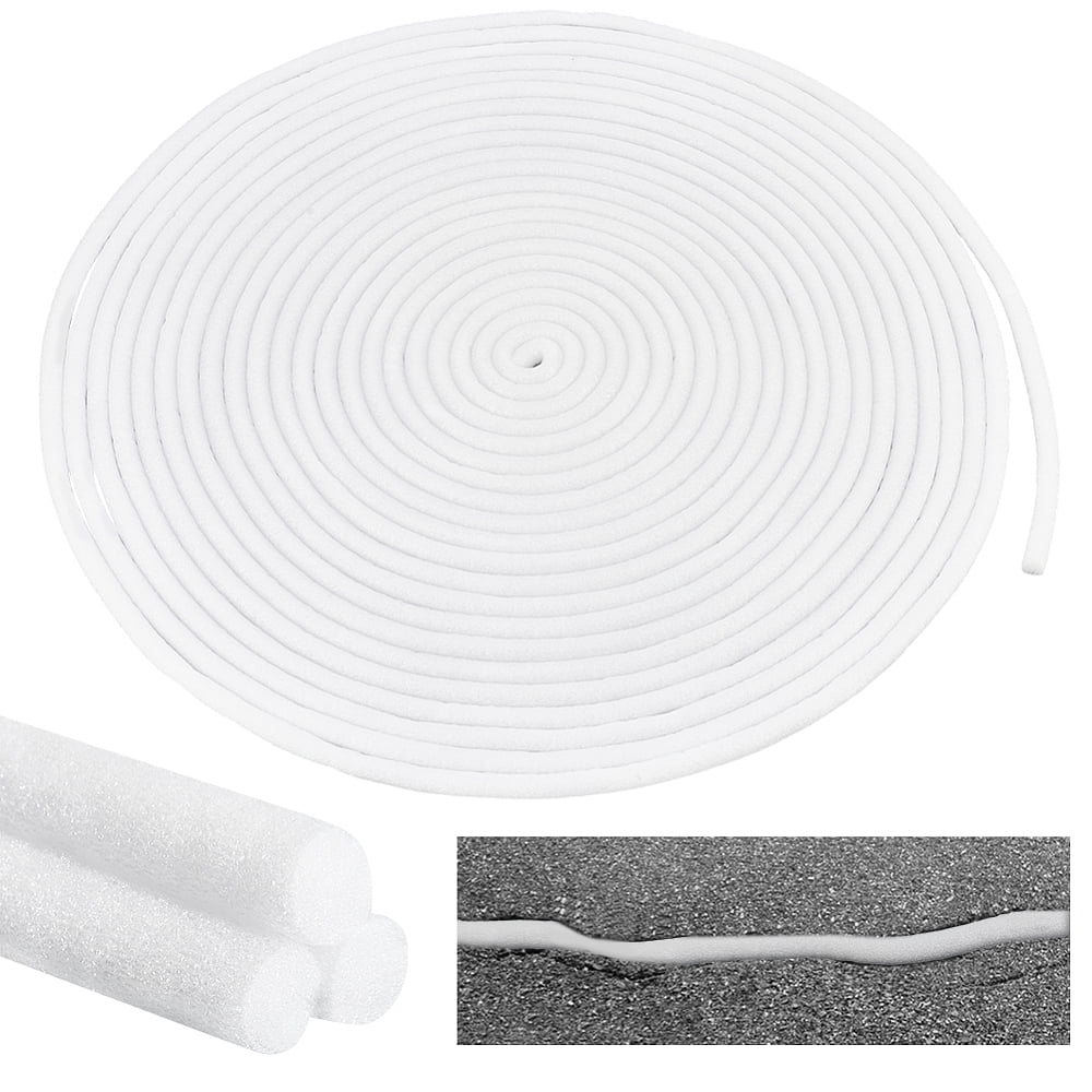 0.43Inch x49.2ft Foam Backer Rod Backer Rod Foam White Crack Filling ...