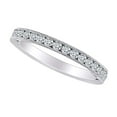 thumbnail image 1 of AFFY 0.45 Carat Round Shape White Natural Diamond Engagement Ring 18k Solid White Gold Ring Size-6, 1 of 1