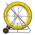 thumbnail image 1 of 0.47" 820FT Fish Tape Fiberglass Wire Cable Threader Running Rod Duct Rodder Fishtape Puller, 1 of 11
