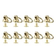 thumbnail image 1 of 0.47-inch O-Ring Button Stud Rivets Screw Back Screws Rivet Gold Tone 10 Pcs, 1 of 5