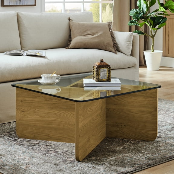 0.47-inch Thick Glass | Resists Heat Marks | Long-Lasting Coffee Table