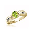 thumbnail image 1 of 0.48 Carat T.G.W. Peridot Gemstone and White Diamond Accent Ring, 1 of 4