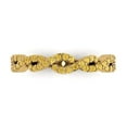 thumbnail image 1 of 0.495 ctw Wedding Band for Women - 14K yellow Gold Simulated Yellow Diamond Stackable Eternity Ring, 1 of 6