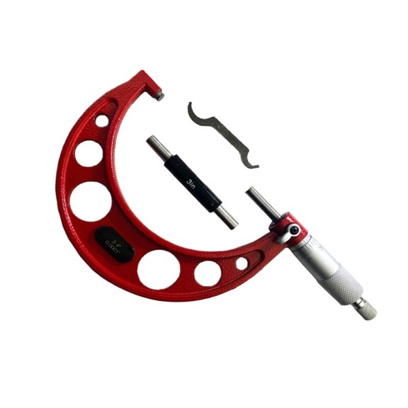 0-4inch 0.0001'' Precision Outside Micrometers with Carbide Tips 4pcs set 0-1"-2"-3-4" Industrial Tools Measuring tools ,Precision Measuring