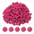 thumbnail image 1 of 0.4inch Pom Poms for Crafts, 500pcs Pompoms for Crafts Puff Balls Bulk Fuzzy Balls for Hats Christmas Art DIY, Hot Pink, 1 of 7