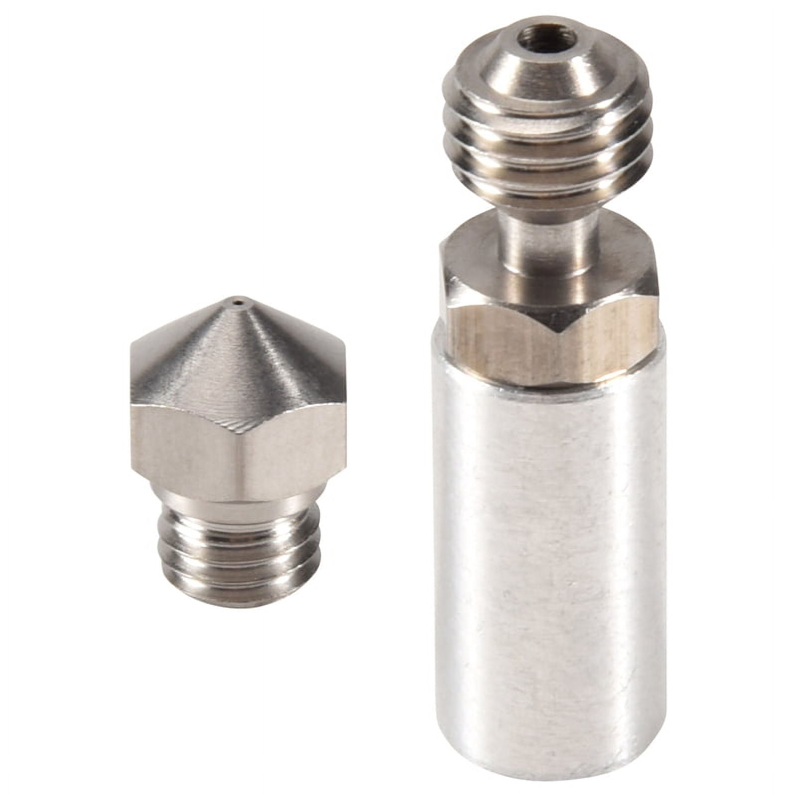 Tenlacum MK10 Extruder Hotend Kit – 0,4 Mm Kupferdüse, M7 Heatbreak, PTFE-Schlauch, Kompatibel Mit Wanhao/FlashForge/Creator Uvm.