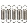 thumbnail image 1 of 0.4x4x15mm Stainless Steel Small Dual Hook Tension Spring, 5pcs, 1 of 3