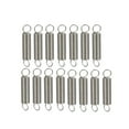 thumbnail image 1 of 0.4x4x20mm Stainless Steel Small Dual Hook Tension Spring, 15pcs, 1 of 5