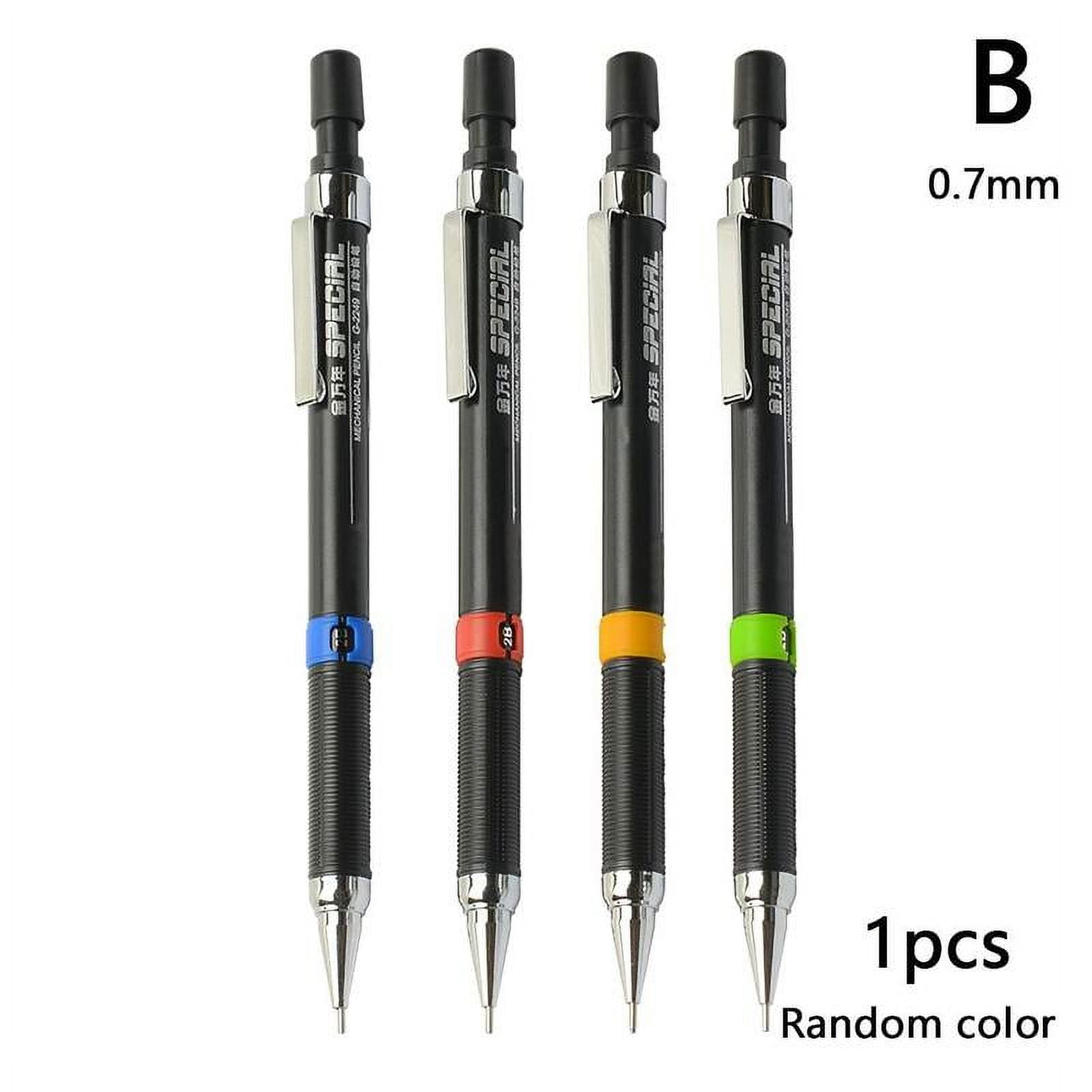 4pcs Automatic Pencils: Get Ready for School with 0.5/0.7 Student  Mechanical Pencils!