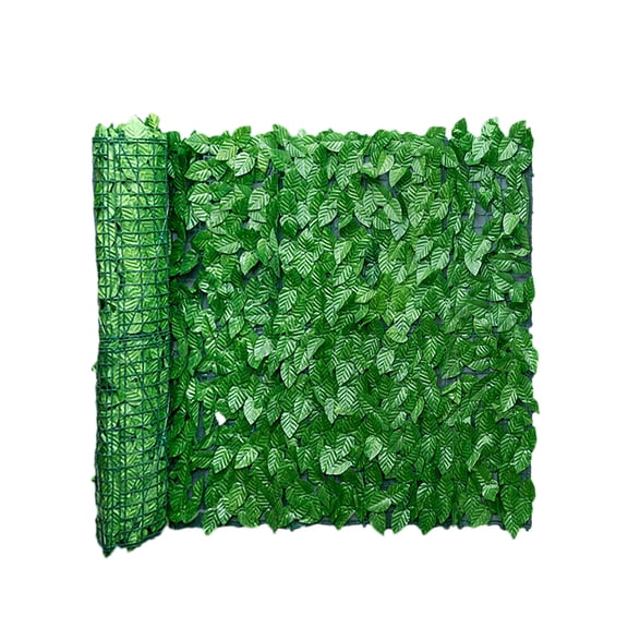 0.5×1m Artificial Apple Leaf Fence Screen, Privacy Hedge Balcony Decorative Fencing Roll