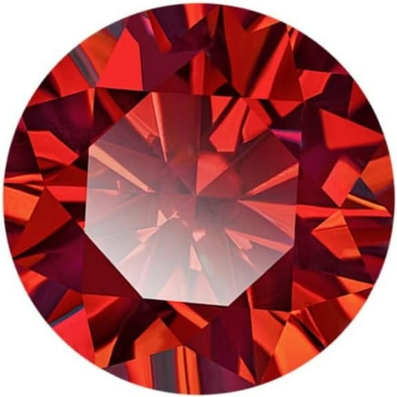0.5-4ct Garnet Color Moissanite Stone Loose Gemstone Round Cut Lab Grown Simulated Diamond With GRA Certificate For Jewelry Making