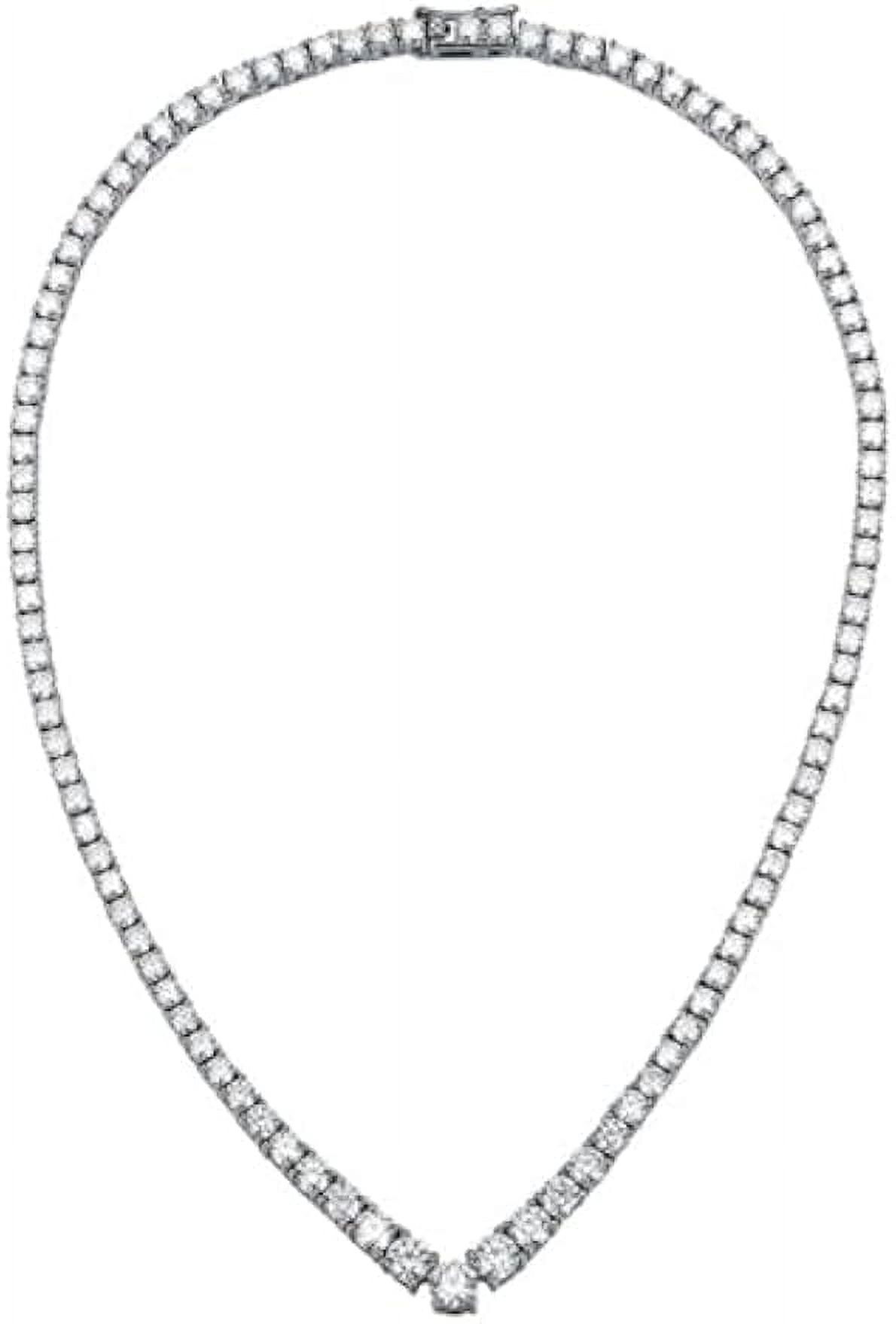 ☆TATIANA☆ Silver 925 moissanite 05 carat necklace DN0001 □TATIANA□ Silver 925 Moissanite 05 Carat Necklace DN0001 1