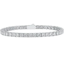 0.5 Carat Women's Moissanite Tennis Bracelet Bridal Bracelet 18K Diamond Tennis Bracelet for Men S925 Sterling Silver Wedding Bracelets for Women Diamond Bracelet Lady