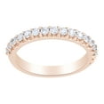 thumbnail image 1 of 0.5 Ct Round Shape White Diamond Engagement Wedding Band Ring In 14K Solid Rose Gold, 1 of 1