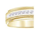 thumbnail image 1 of AFFY (0.5 Cttw) Round Cut White Natural Diamond Engagement Wedding Band Ring In 14K Solid Yellow Gold, 1 of 1