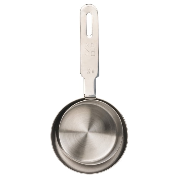 0.5 Cup, Individual, Stainless Steel, Dishwasher Safe