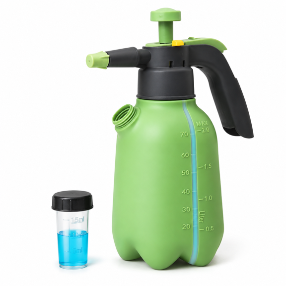 0.5 Gallon Garden Pump Sprayer with Short Nozzle for Lawn & Garden Use