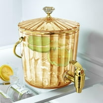 0.5 Gallon Plastic Beverage Dispenser, Cold Water Juice Jug with Spout and Handle, Fruit Tea Bucket, Freezer Drink Storage, Wide Mouth Design, Water Bottle Gifts for Pool Parties and Social Events