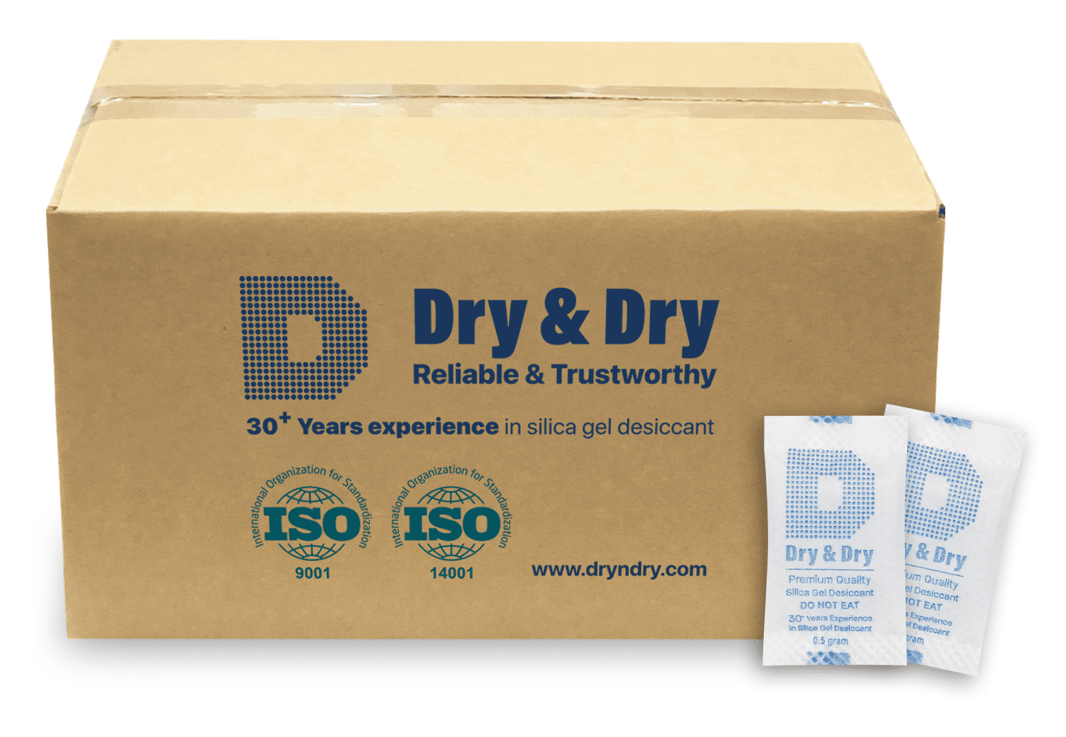 0.5(Half) Gram [10000 Packets] "Dry & Dry" Silica Gel Packets Desiccant Dehumidifier - Food Safe(FDA Complliant) Silica Packets for Moisture