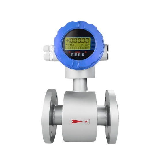 0.5% High Accuracy Electromagnetic Flow Meter For Juice Milk Beer Sewage Waste Water Electronic Integrated Flow Meter 4-20mA ,Corrosion Resistance