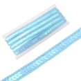 thumbnail image 1 of 0.5 Inch x 5 Yards Sequin Ribbon Trim Strip for Crafts Embellishments, Light Blue, 1 of 7