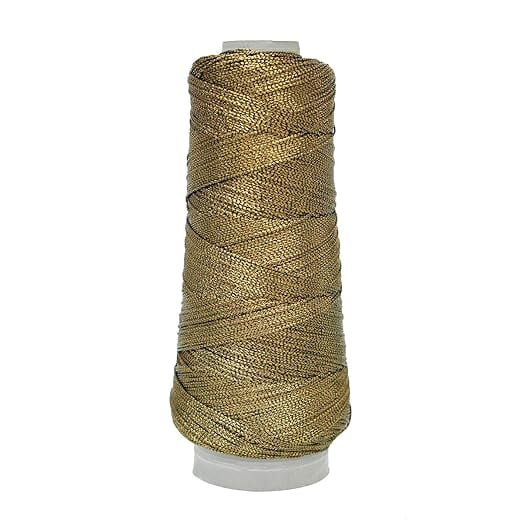 0.5 MM Thick Metallic Zari threads for Jewellery Making, Bracelet Making, Zari thread for Aari Work, Embroidery work, Dori/Rope, Safe to use in Machine
