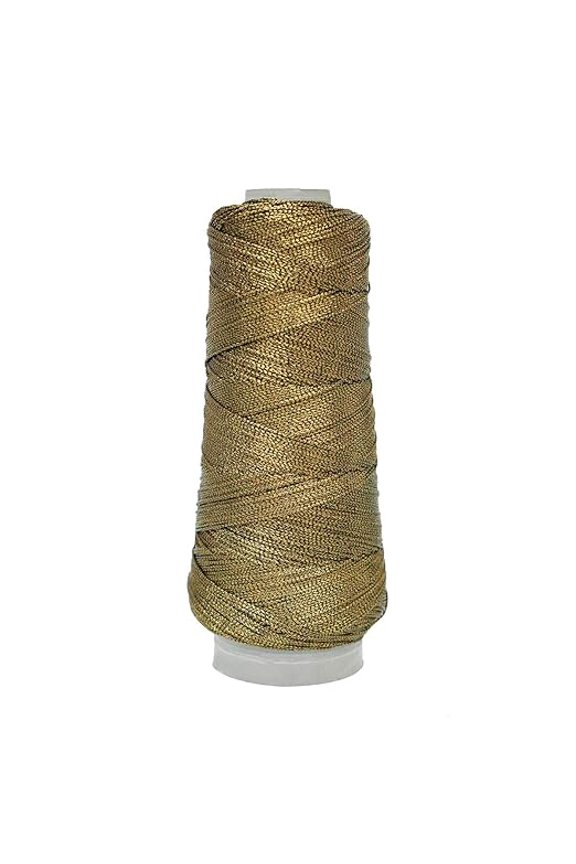 0.5 MM Thick Metallic Zari threads for Jewellery Making, Bracelet Making, Zari thread for Aari Work, Embroidery work, Dori/Rope, Safe to use in Machine