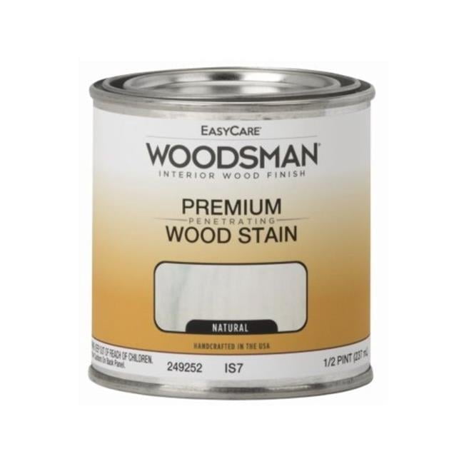Base Pint 0.5 Pint Woodsman Oil Base Interior Stain, Natural - Walmart.com