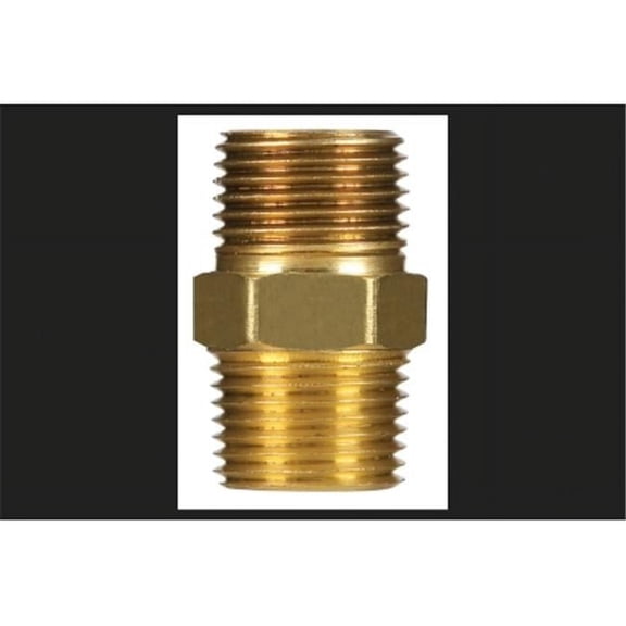 0.5 Solid Hex Plug Low Lead Brass