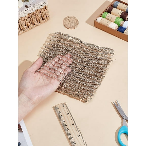 0.5 Yard 33-35x0.25cm Shiny Stretch Rhinestone Fishnet Polyester Rhinestones Fabric Sparkling Stretch Mesh Crystal Fishnet Cutout Fabric for DIY Wedding Dresses Gift Wrapping Decor