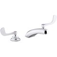 0.5 gpm widespread bathroom sink faucet with laminar flow and