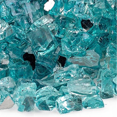 0.5 in. Azuria Reflective Fire Glass - 10 lbs