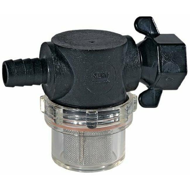 0.5 in. Barb Inlet, 0.5 in. NPSM Female Swivel Outlet Swivel Strainer ...