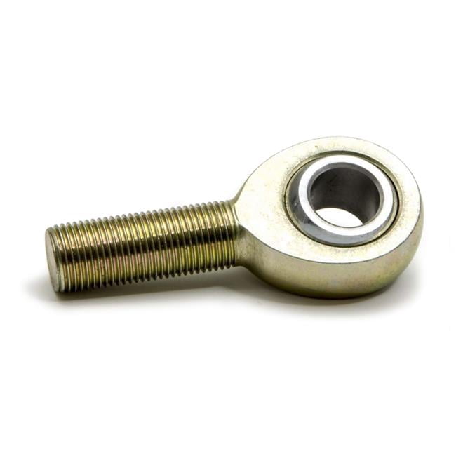0.5 in. Bore Spherical EM Series Rod End with 0.5-20 in. Left Hand Male Thread, Zinc Oxide