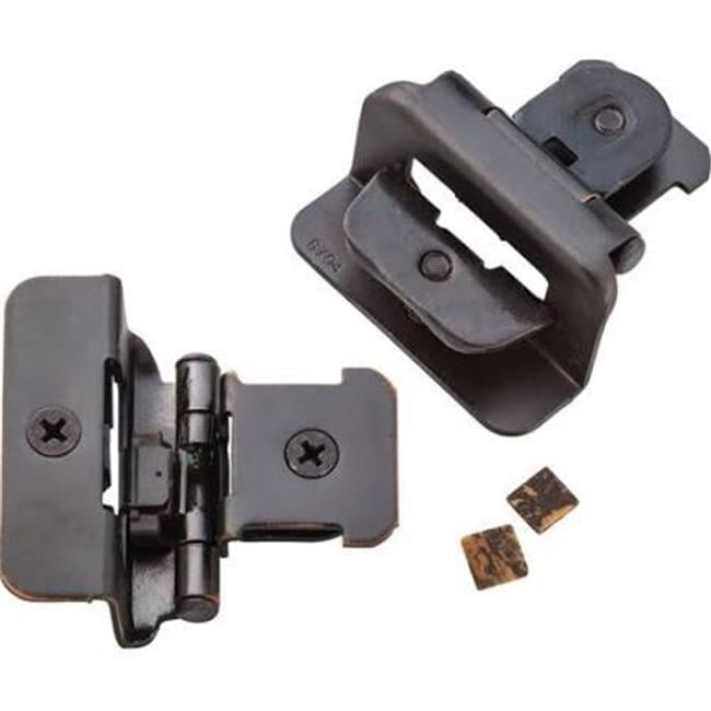 0.5 in. Double Demountable Inset Hinge, Oil Rubbed Bronze