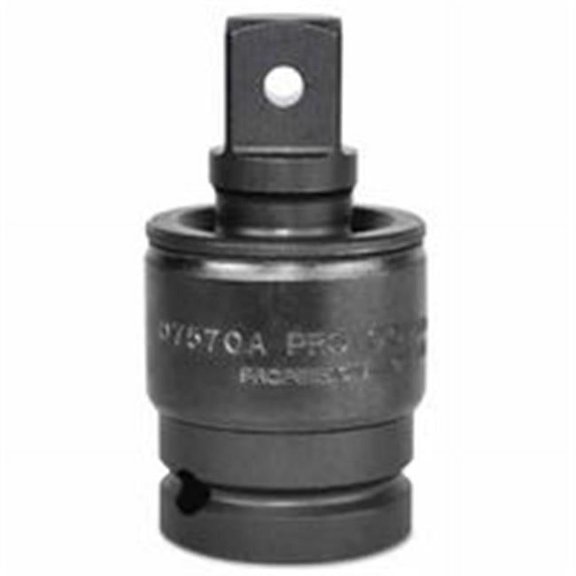 0.5 in. Drive Impact Universal Joint Socket, Black Oxide, 2.6 in. Long