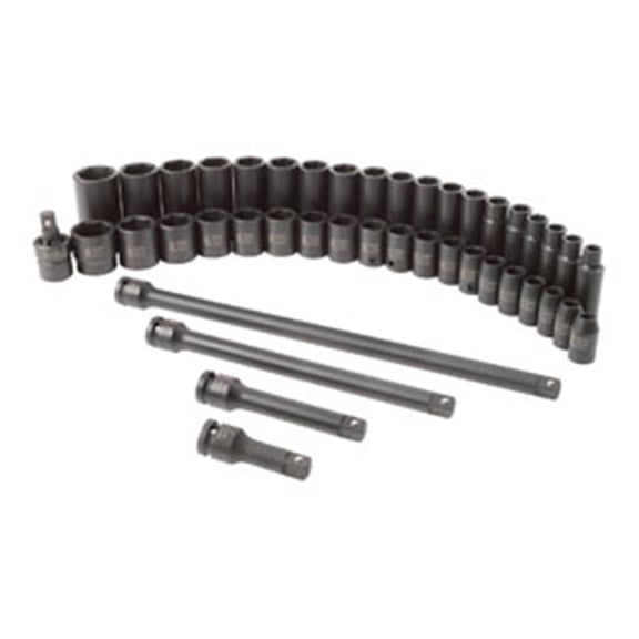 0.5 in. Drive Metric Impact Socket Master Set - 43 Piece