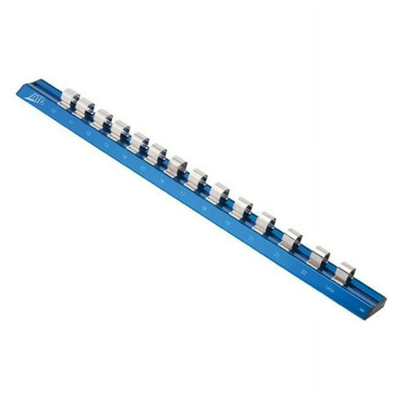 0.5 in. Metric Magnetic Aluminum Socket Rail