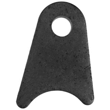 0.5 in. Mounting Hole Flat Chassis Tab with 0.187 in. Thick Steel, Natural
