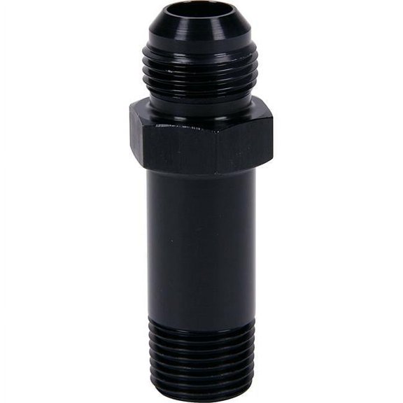0.5 in. NPT to -10 AN x 3 in. Aluminum Oil Inlet Fitting