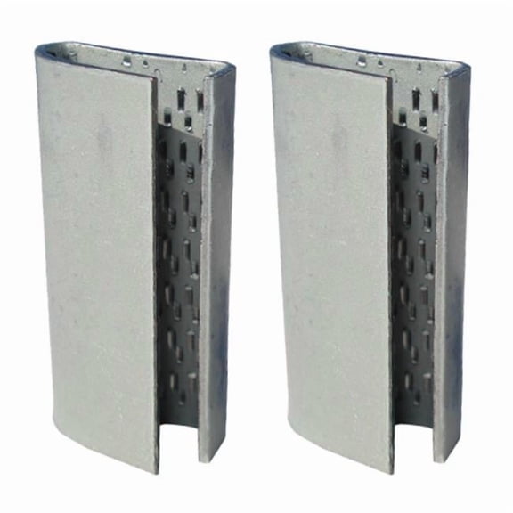 0.5 in. Open Serrated Seals for Extruded Polyester Strap, 1000 Per Case