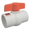 thumbnail image 1 of 0.5 in. Socket Molded-in-Place Ball Valve PVC EPDM - White, 1 of 1