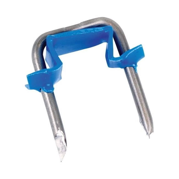 0.5 in. Steel Insulated Wire Staple, 15 per Pack - Pack of 5