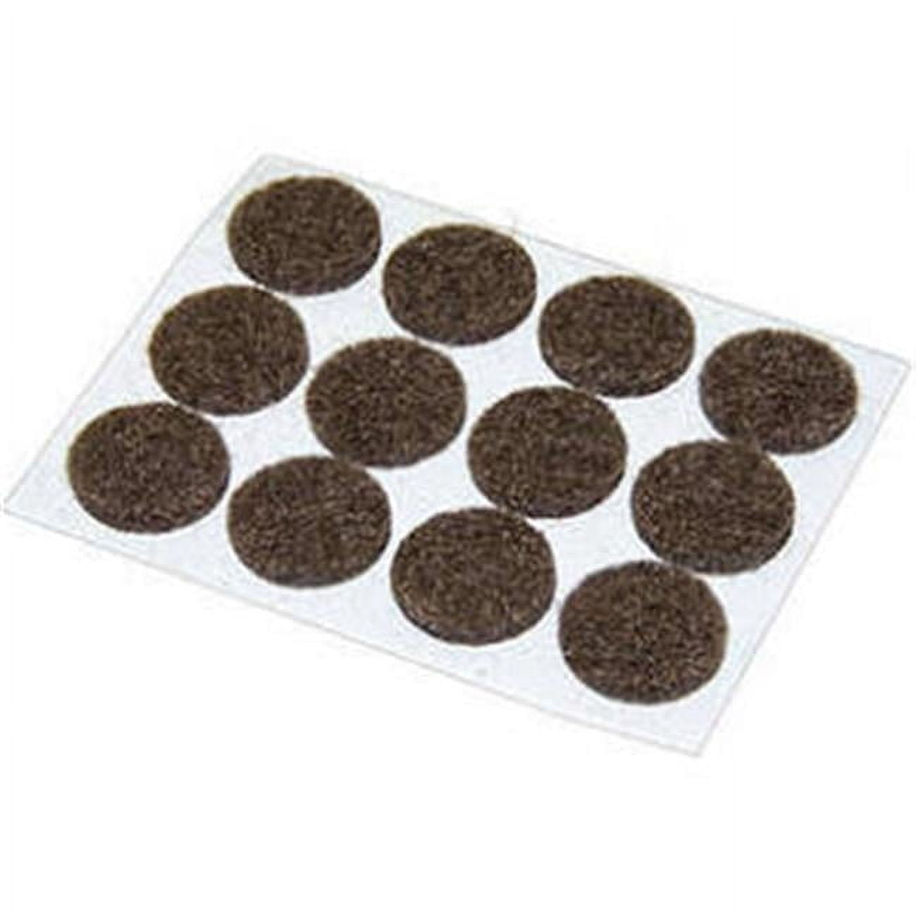 0.5 in. TG Brown Felt Pad - Pack of 12