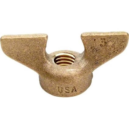 0.5 in. Wingnut Brass